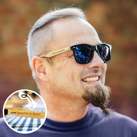 "Biergarten" - Bundle mit Bierkrug, Anti-Mücken-Kerze & Sonnenbrille