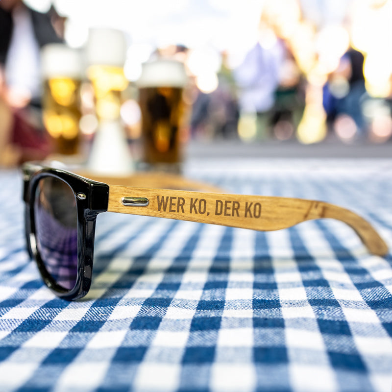 "Wer ko, der ko" Sonnenbrille