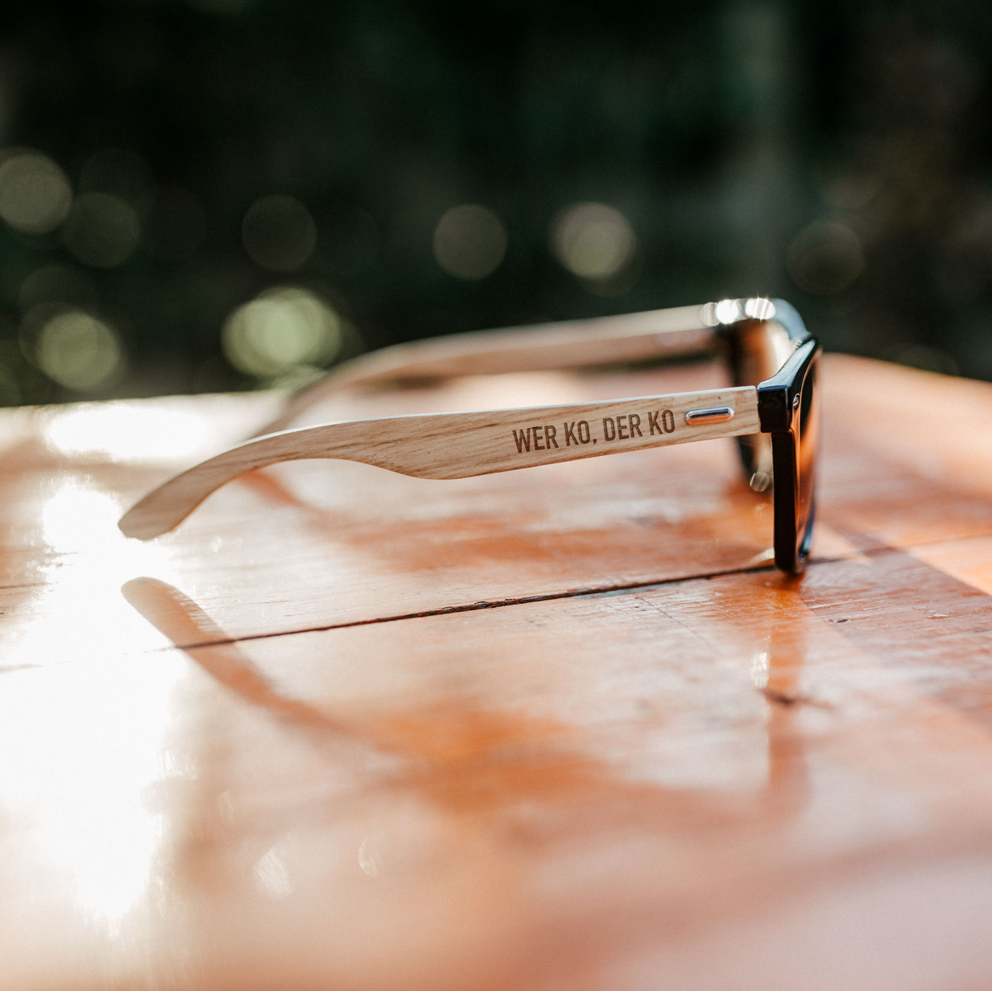 "Wer ko, der ko" Sonnenbrille