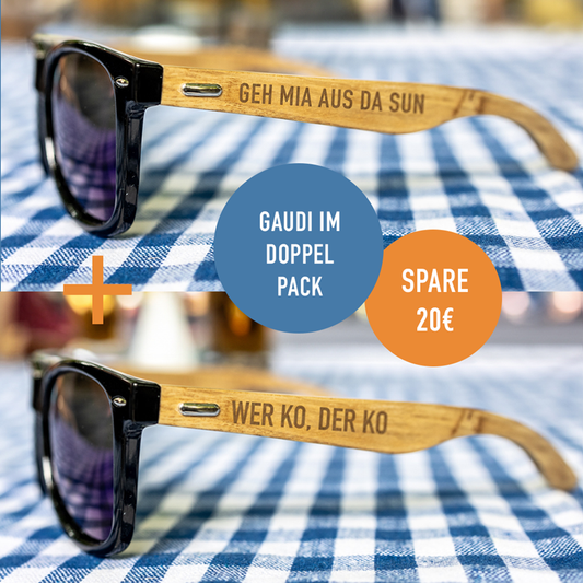 2er Set "Geh mia aus da Sun" & "Wer ko, der ko"