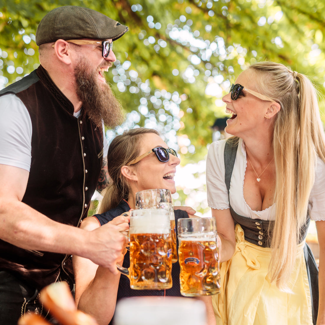 &quot;Biergarten Life Balance&quot; Sonnenbrille